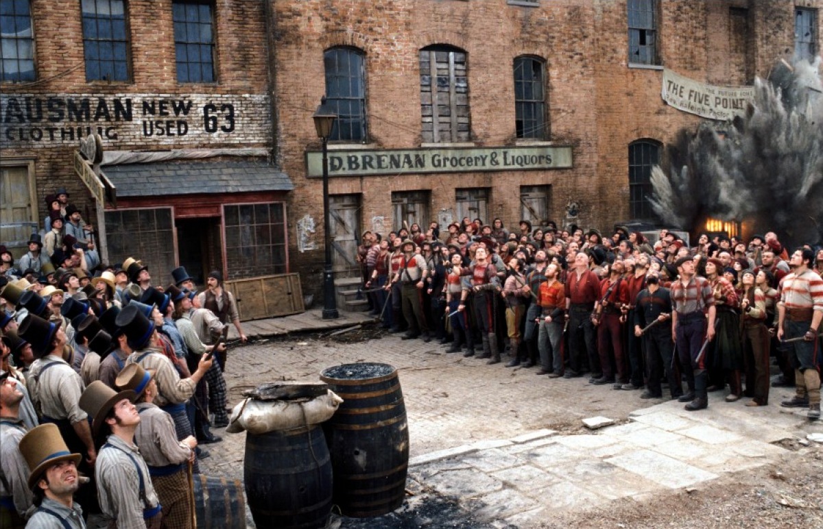 Gangs of New York - Directed by Martin Scorsese - Five Points Square Set - ©2002 - Miramax Films