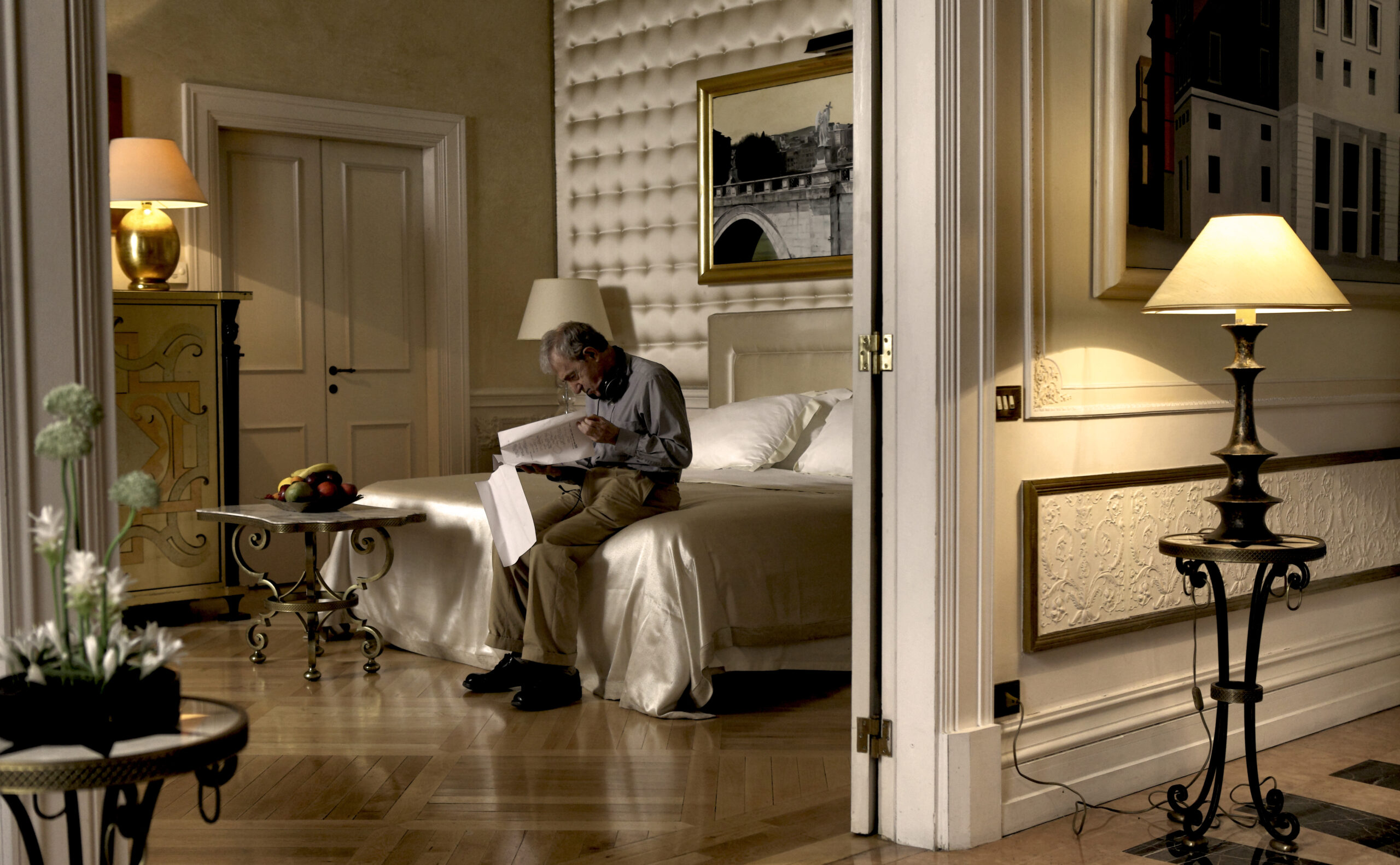 TO ROME WITH LOVE - Directed by Woody Allen - Int. Luca’s Hotel Room - ©2012 - Sony Pictures