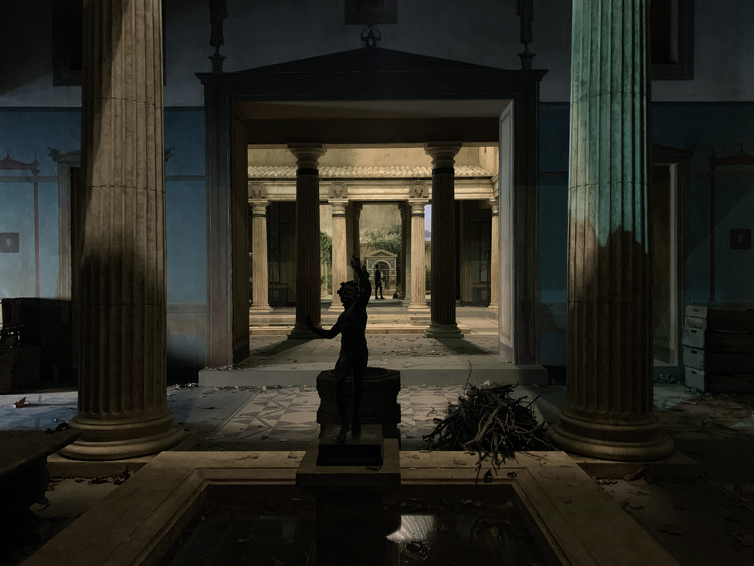 DOMINA - Production Design by Luca Tranchino - Int. House of Livius, Stage Set - ©2021 - Sky Atlantic